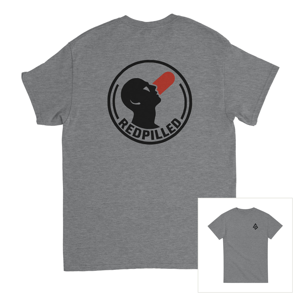 Redpilled Sport Grey - espalda y delantera