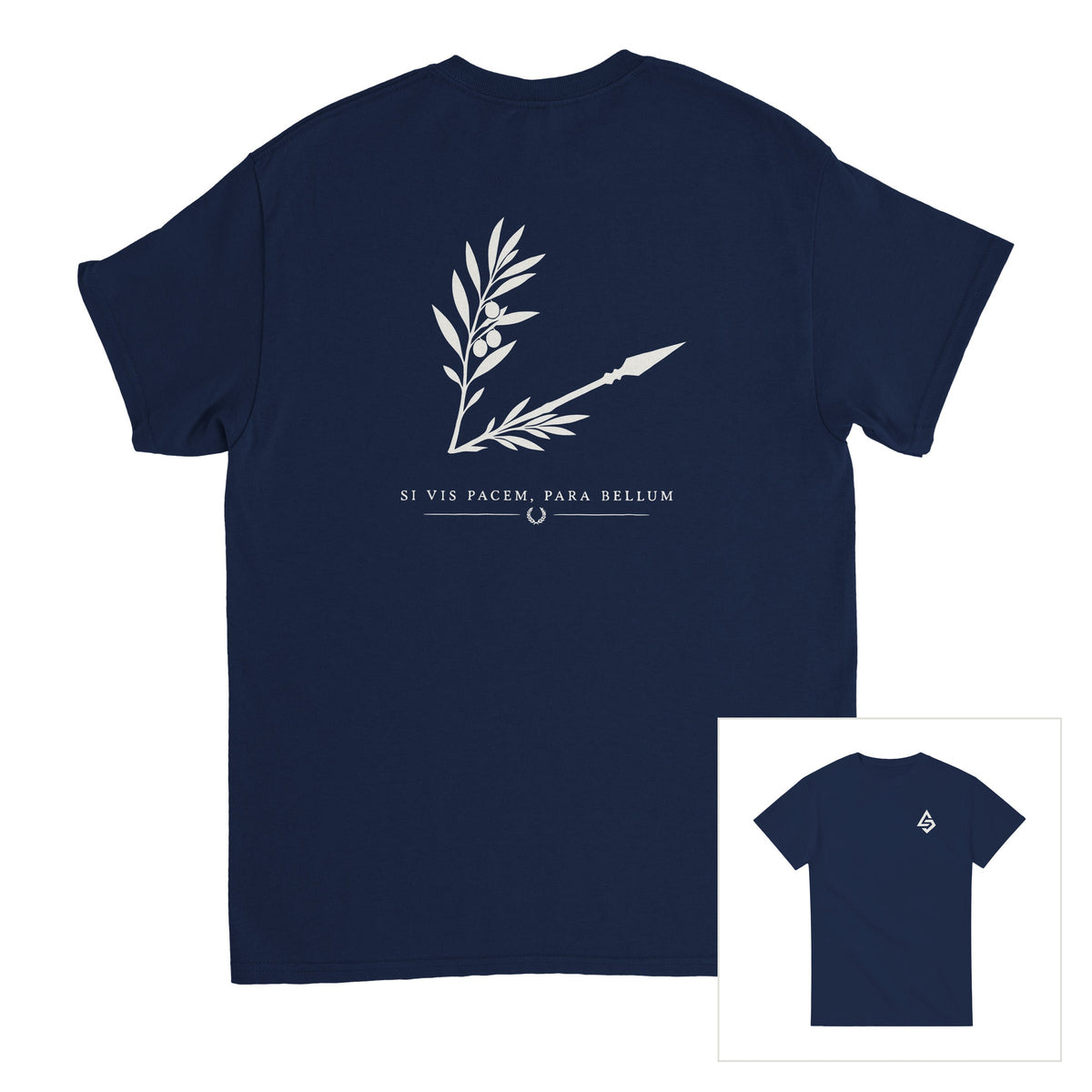 Si Vis Pacem Navy - espalda y delantera